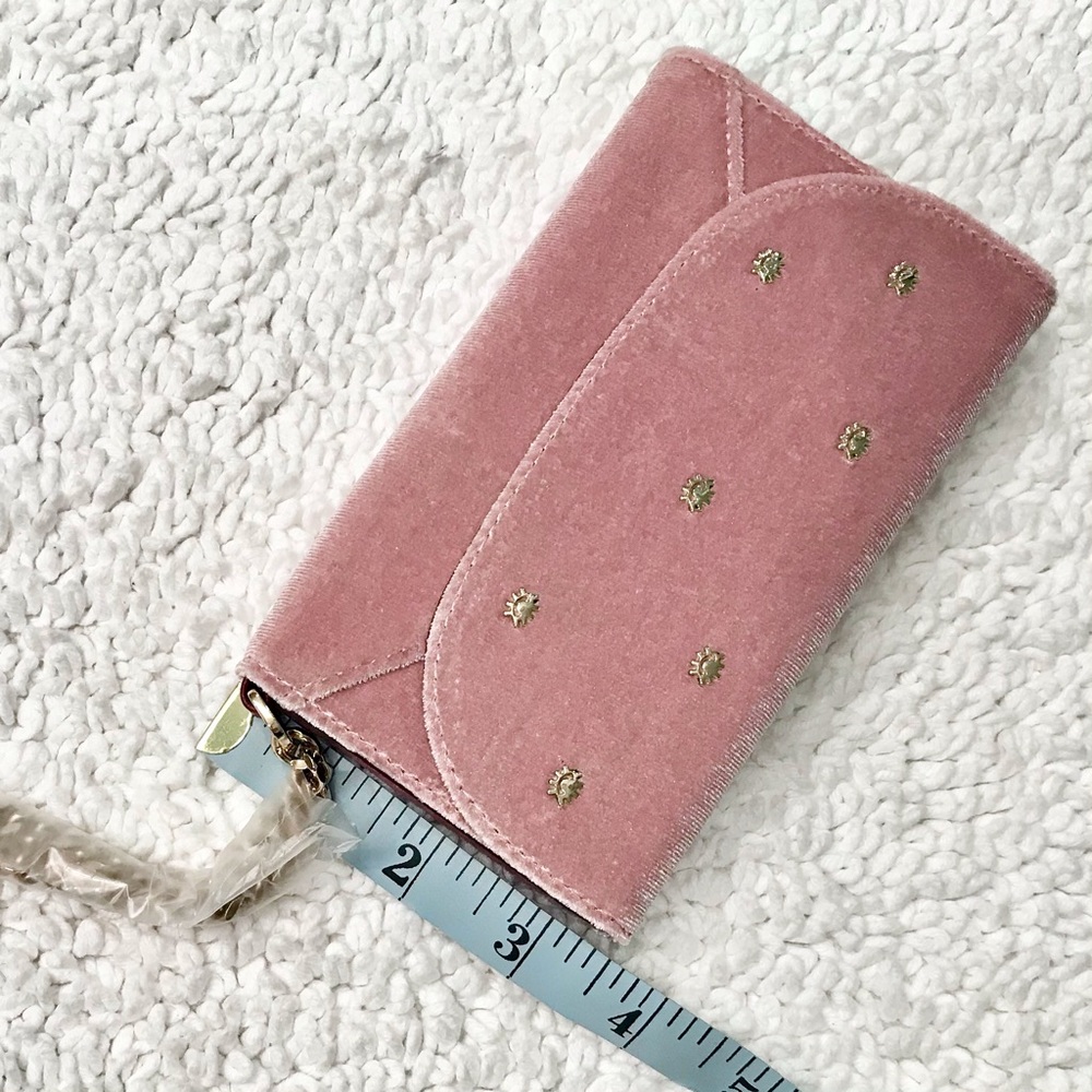Embellished Velvet iPhone X Wristlet - NWTags